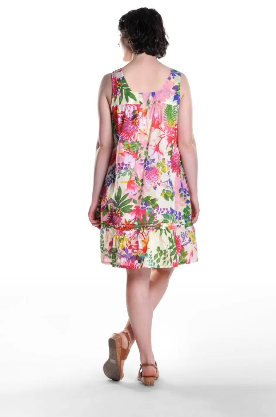 Best 100% Cotton Multicolored Floral Cotton Chemise Chemises