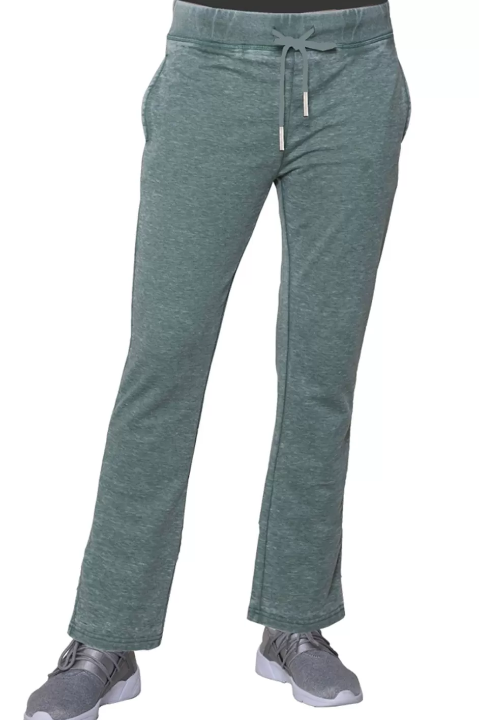 Outlet Heathered French Terry Pants Bottoms