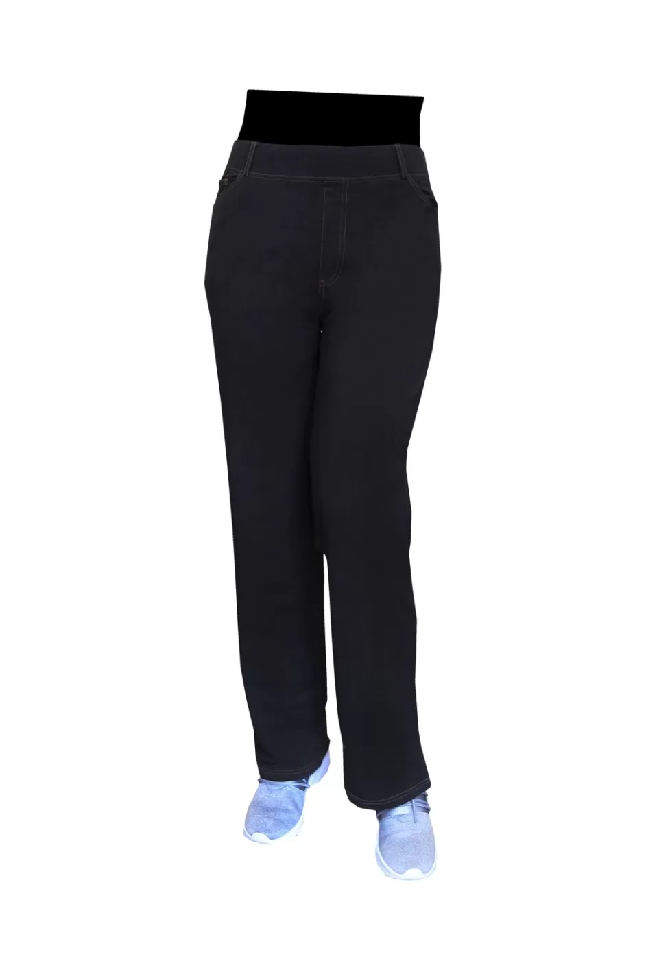 Cheap La Cera Plus Size Stretch Knit Boot Cut Pant Plus Bottoms