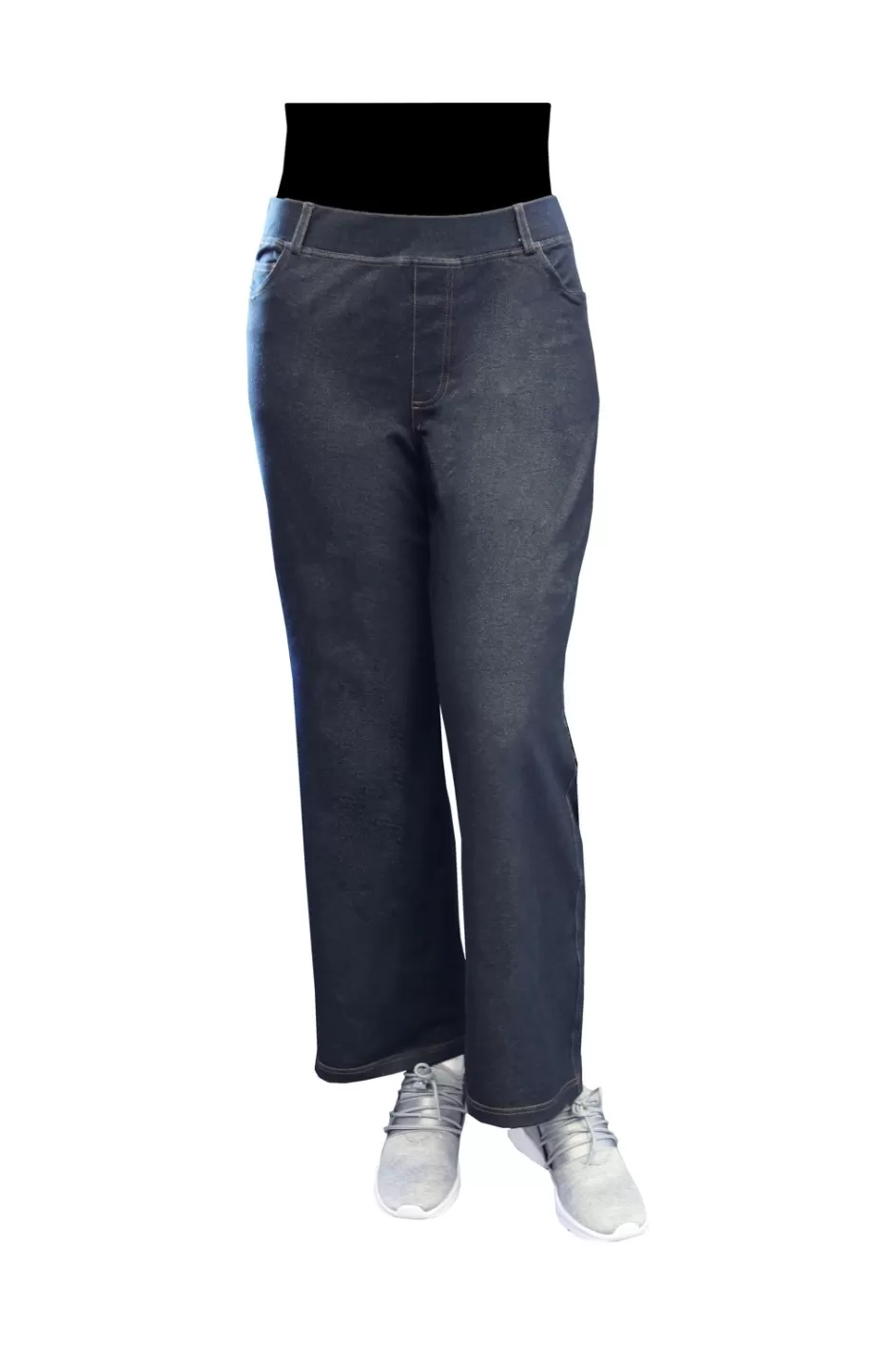 Hot La Cera Plus Size Stretch Knit Wide Leg Pant Plus Bottoms