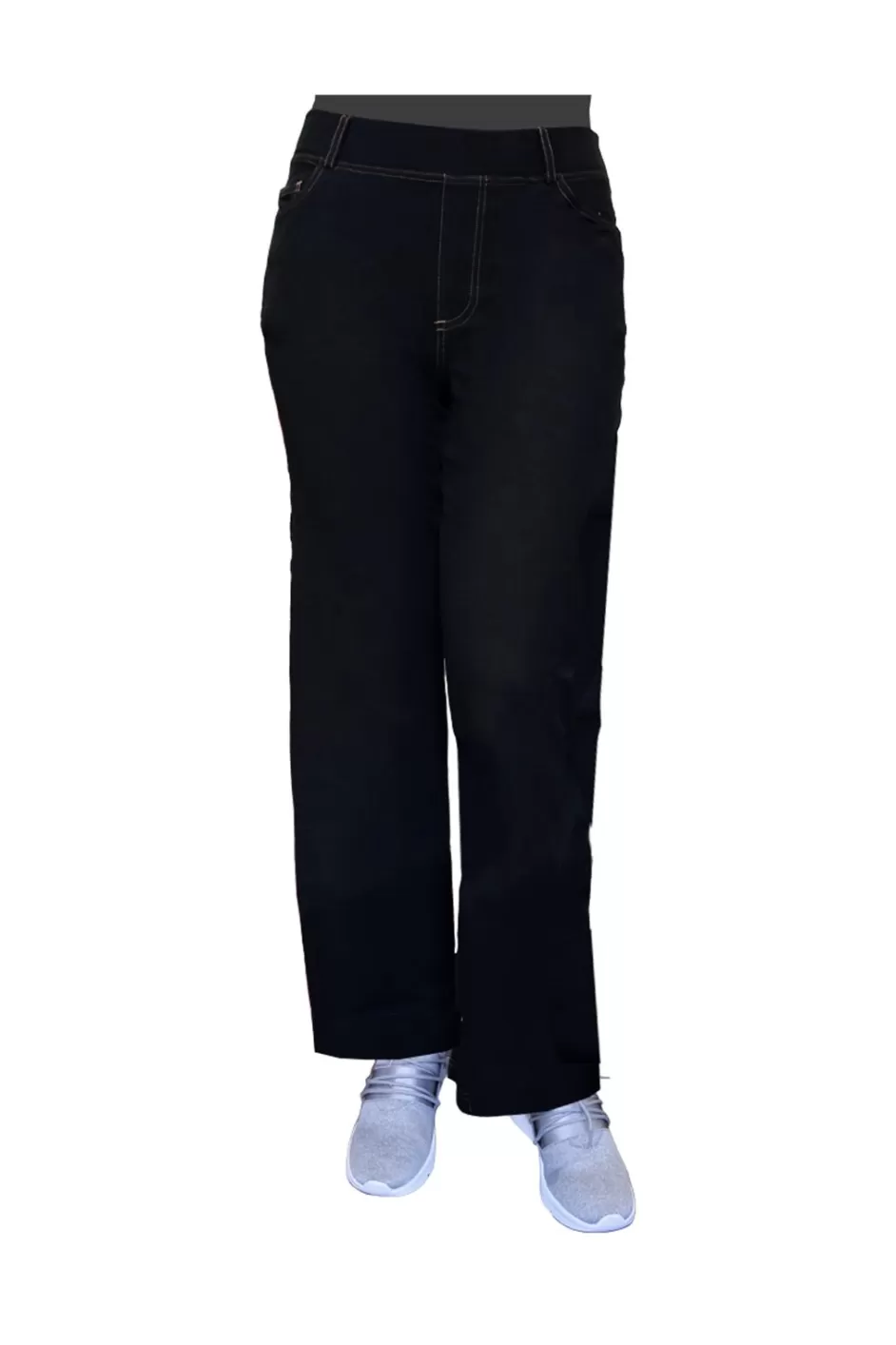 Hot La Cera Plus Size Stretch Knit Wide Leg Pant Plus Bottoms