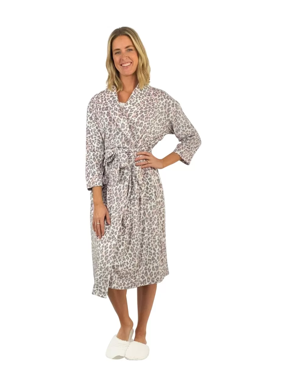 Hot La Cera Silky Shee Minky Wrap Robe Robes