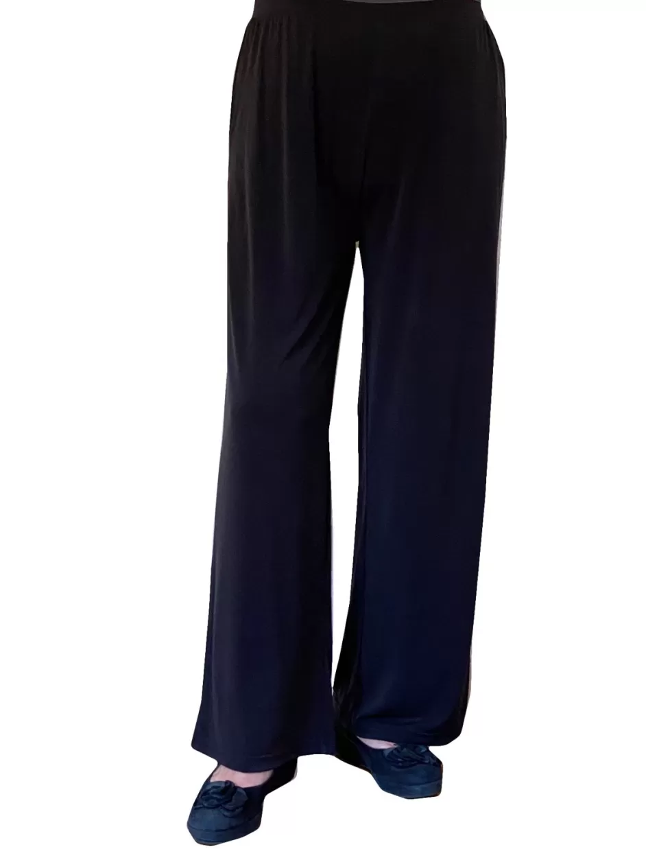 Shop La Cera Solid Cropped Pant Bottoms