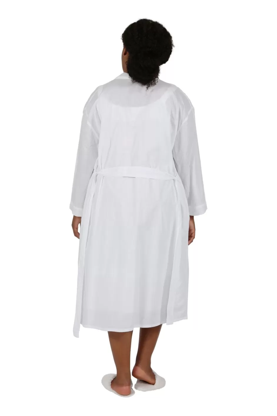 Best Plus Size 100% Cotton Embroidered Robe Plus Sleepwear