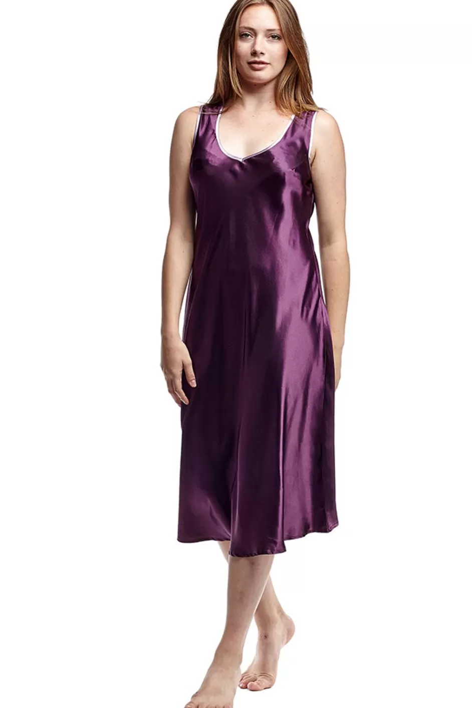 Best Satin Plus Size Gown Plus Sleepwear